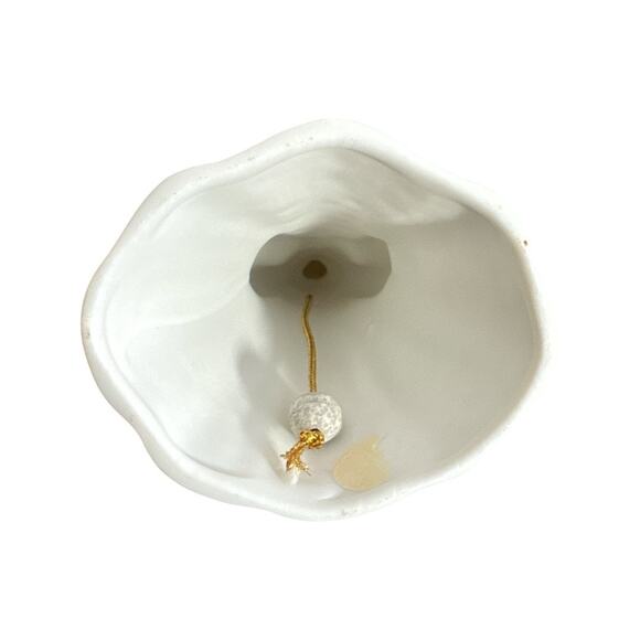 Bisque Porcelain AES Japan Delicate Choir Girl Bell 5” - Picture 8 of 10